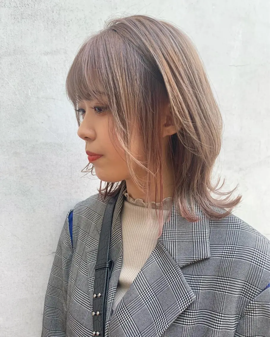 ミディアム カラー 髪質改善☆ 縮毛矯正miyuのヘアスタイル
