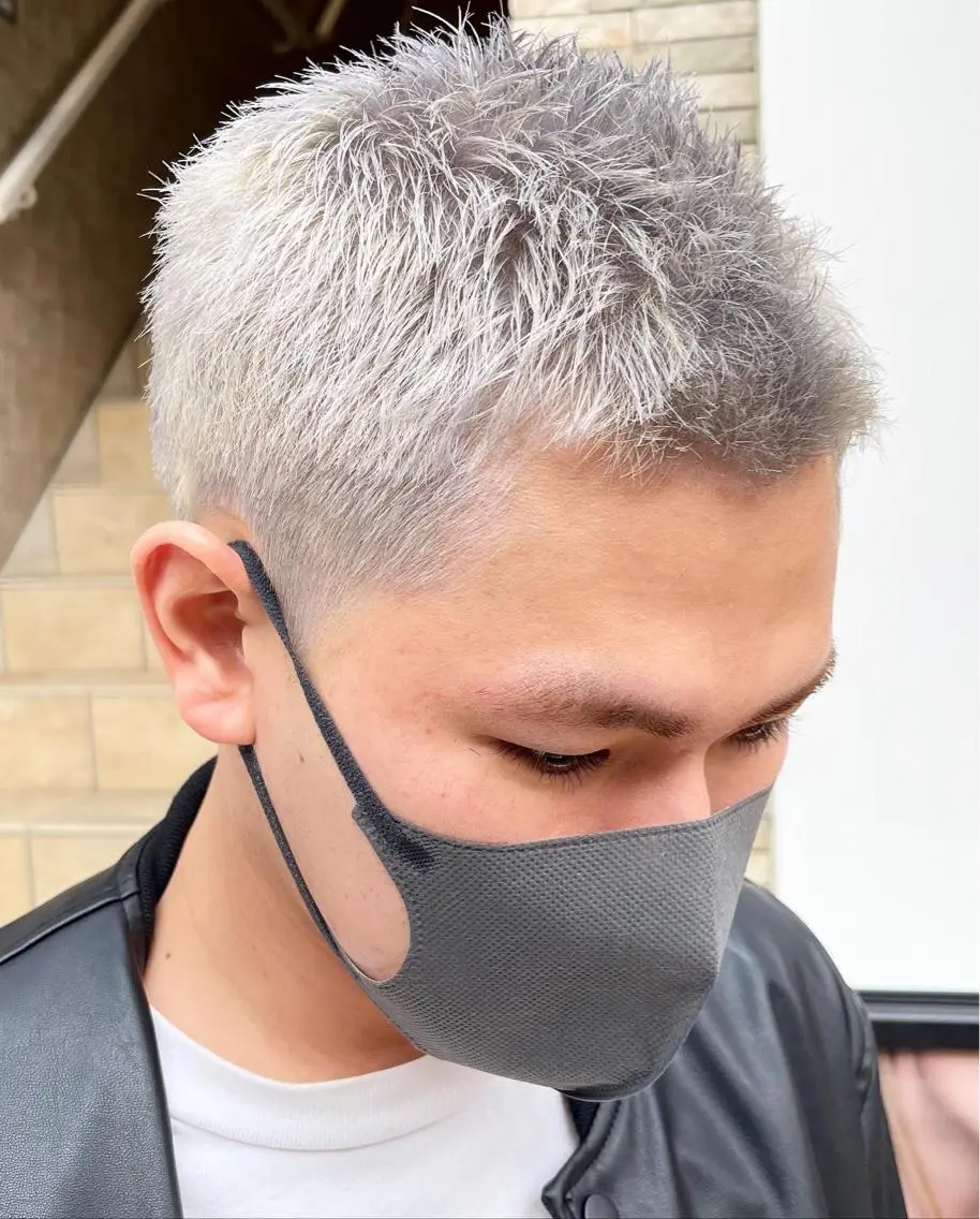 カラー シルバー 縮毛・酸性ストレート 特化のヘアスタイル
