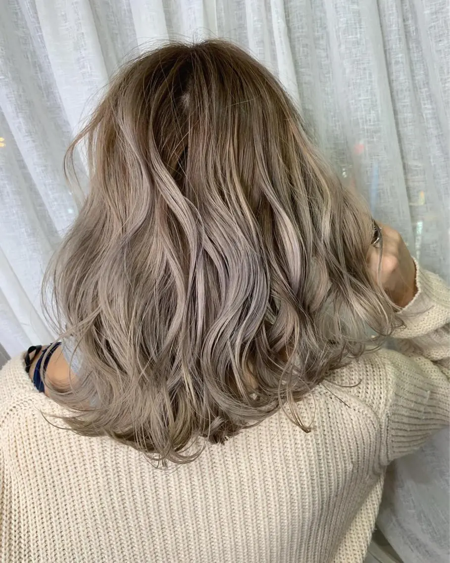 ミディアム 外国人風カラー 髪質改善 Daisukiのヘアスタイル