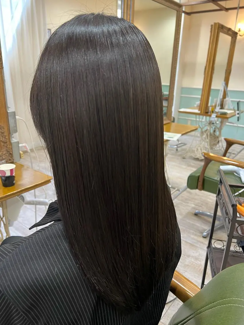 ロング カラー 髪質改善 新越谷noble店長 松本拓也▶◀*.のヘアスタイル
