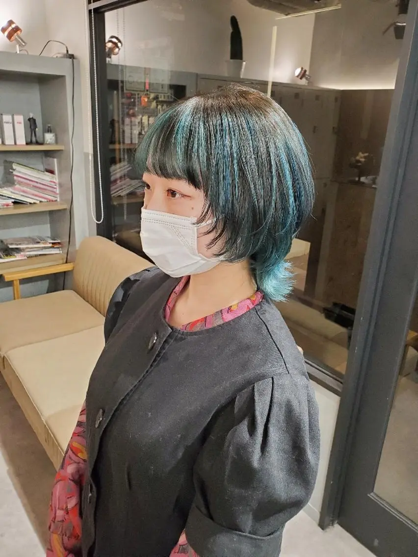 ミディアム カット ヘアカラー トリートメント ✨本日空きあります✨ 遠田コウヘイ🌟のヘアスタイル