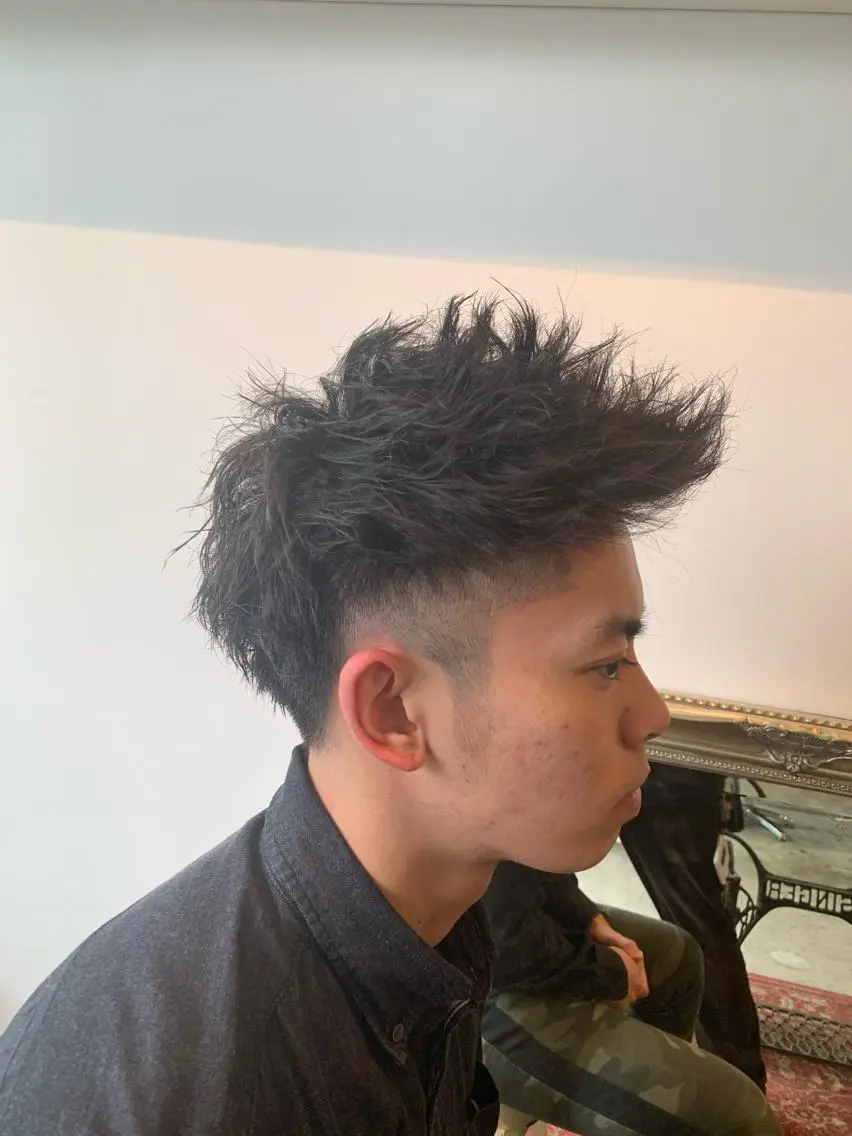 ショート ツイストパーマ カット パーマ トリートメント ヘッドスパ ヘアセット 大宮/山口 竣也のヘアスタイル