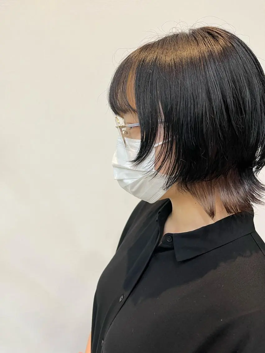 ショート カット ヘアカラー トリートメント うるツヤハイトーン✨ /西川郁巳のヘアスタイル
