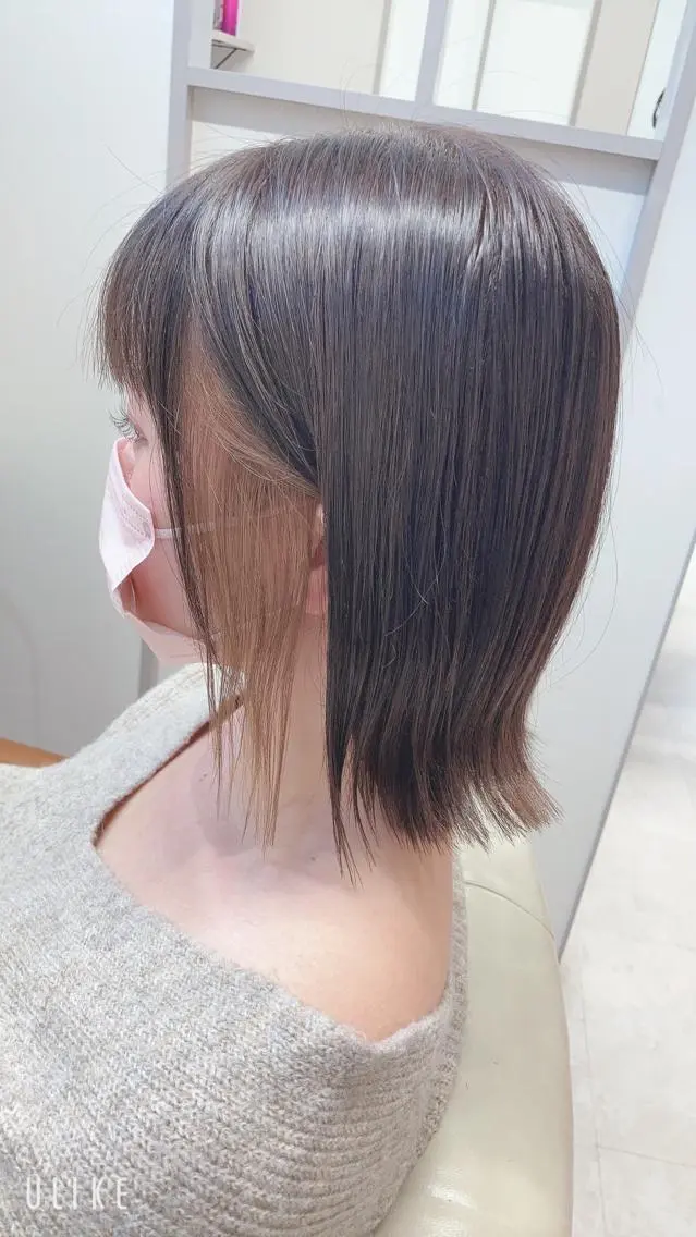 ショート カラー カット ヘアカラー トリートメント Chainon 山中 拓也のヘアスタイル