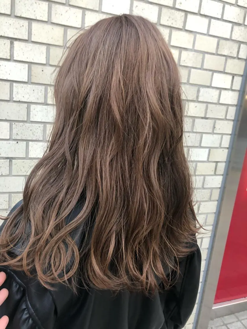 カラー イルミナカラー カット ヘアカラー 縮毛矯正/髪質改善 白髪ぼかし/裕香のヘアスタイル