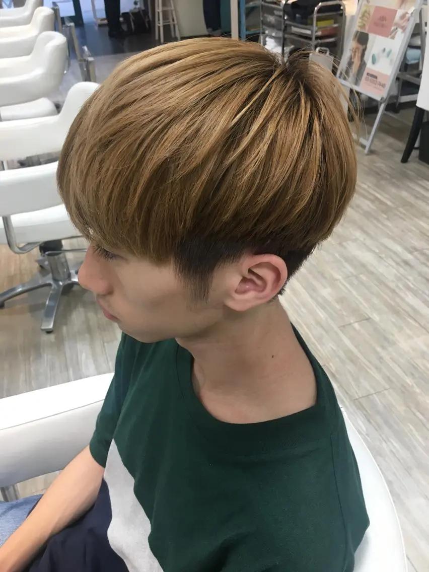 メンズ メンズハイトーン マッシュ NATSUKI💟 EARTH二俣川のヘアスタイル