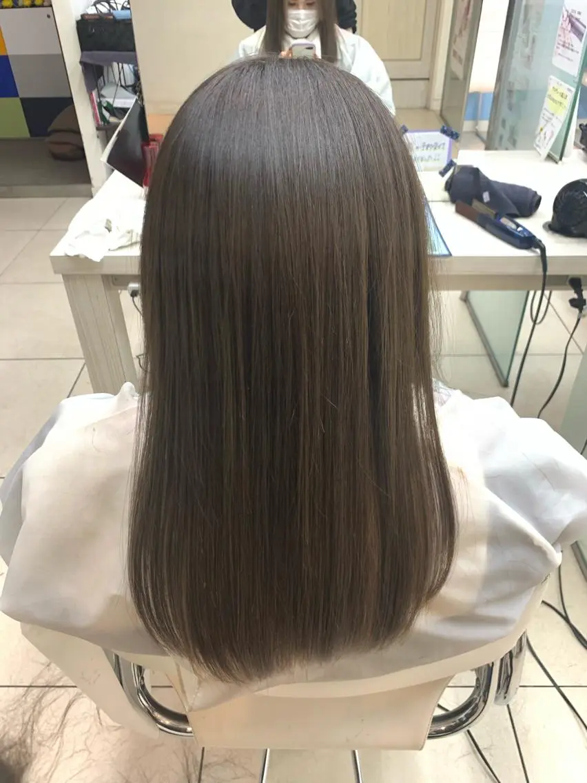 ロング 朝ラク縮毛矯正 kiryuのヘアスタイル