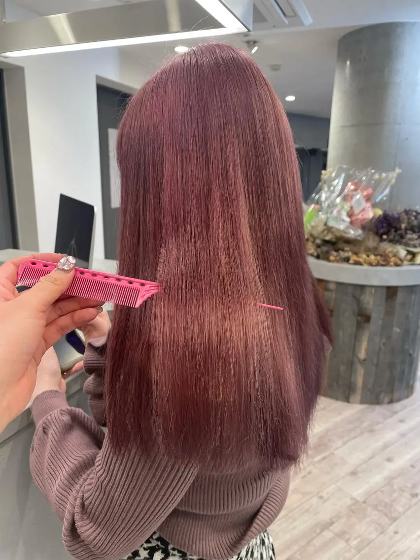 カラー 艶髪ハイトーンカラー kana♡のヘアスタイル