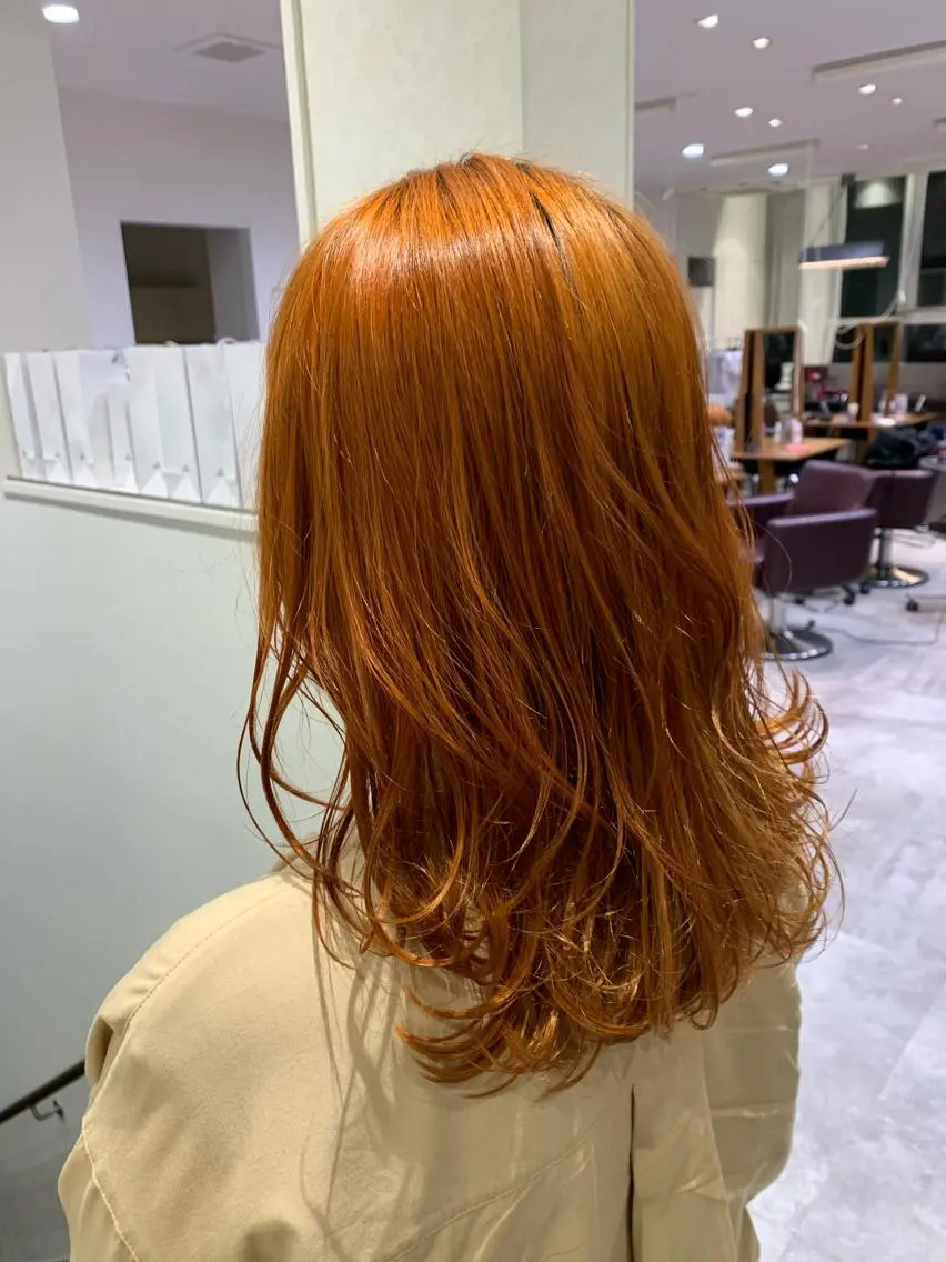 ロング カラー HAREru. モデル募集【戸塚】のヘアスタイル