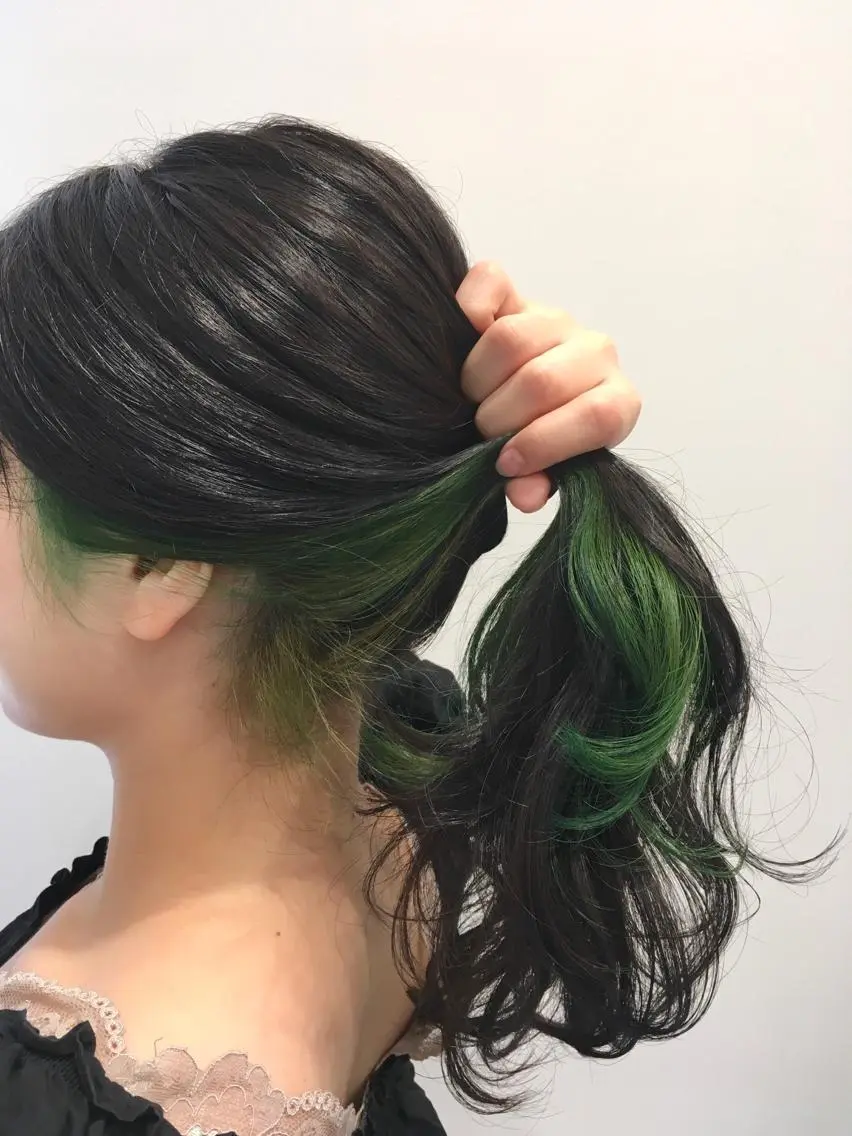 ロング カラー ヘアカラー トリートメント ヘアセット yoshi ☆のヘアスタイル