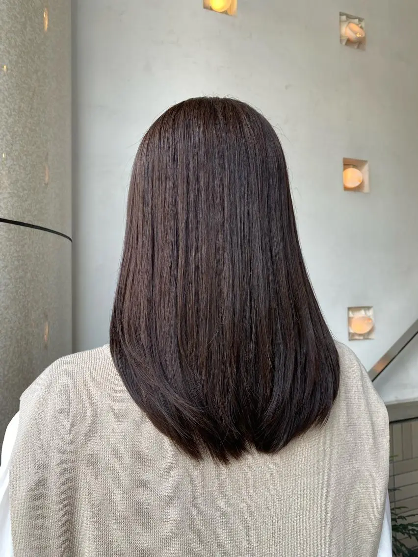 ミディアム カラー グレージュ 髪質改善 ヘアカラー トリートメント 統括マネージャー/ 髪のドクター/前原悟のヘアスタイル