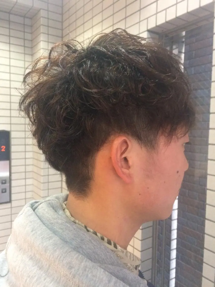 カラー パーマ ヘアアレンジ メンズ カット パーマ メンズパーマの巨匠 鈴木純のヘアスタイル