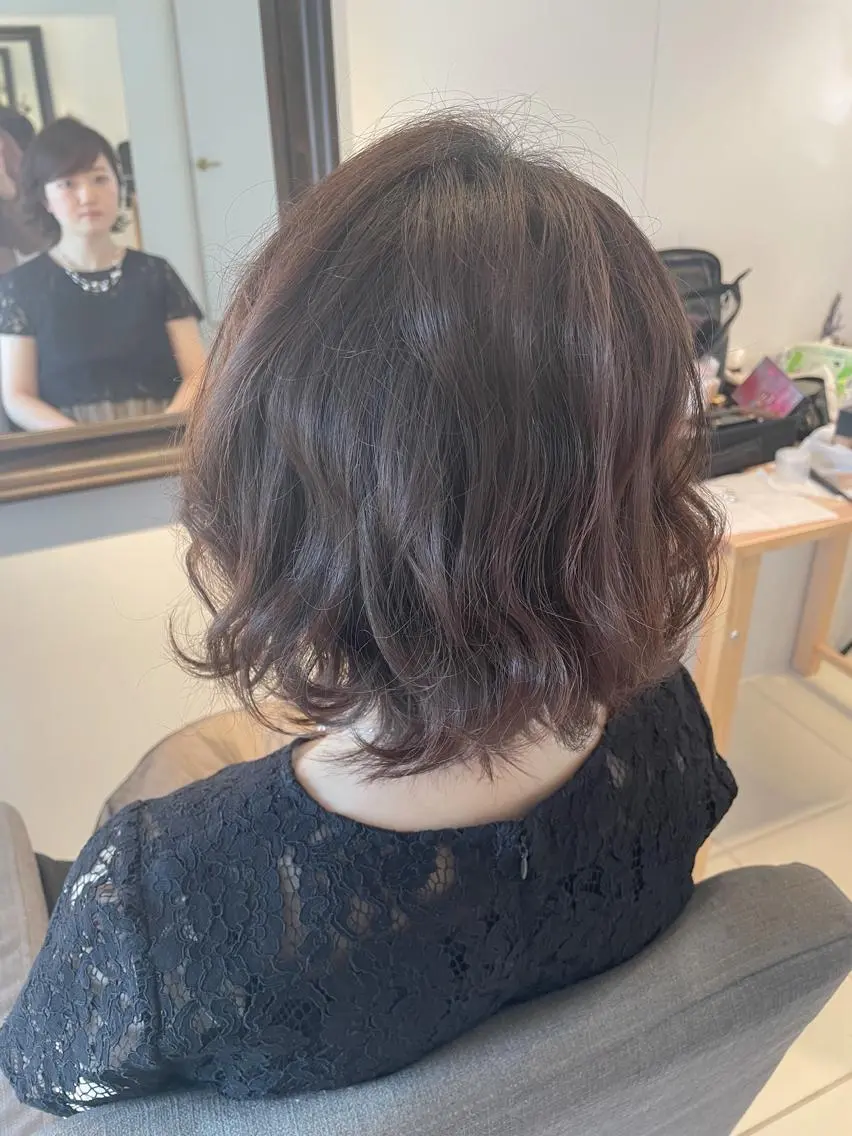 ミディアム カラー パーマ ヘアアレンジ メンズ キッズ ネイル マツエク・マツパ アイブロウ 子どものヘアアレンジ 学生(メンズ向け) ボブ 学生 浴衣 ヘアメイク10年から 美容師💄Anriのヘアスタイル
