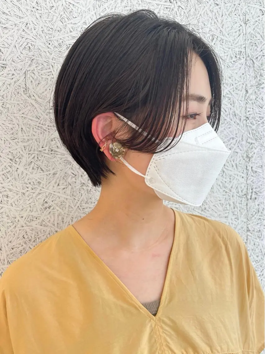 ショート カラー ハンサムショート ショートヘア カット ヘアカラー トリートメント SOYON 🤍CHIZU🤍.のヘアスタイル