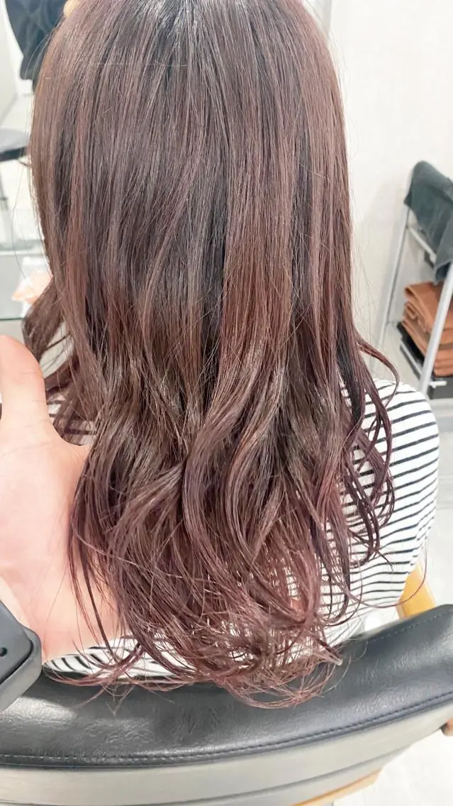 セミロング カラー カット ヘアカラー ⭐️ショート⭐️美髪 矯正⭐️水口陸のヘアスタイル
