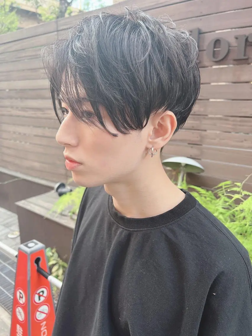 メンズ メンズパーマ外屋敷 航のヘアスタイル