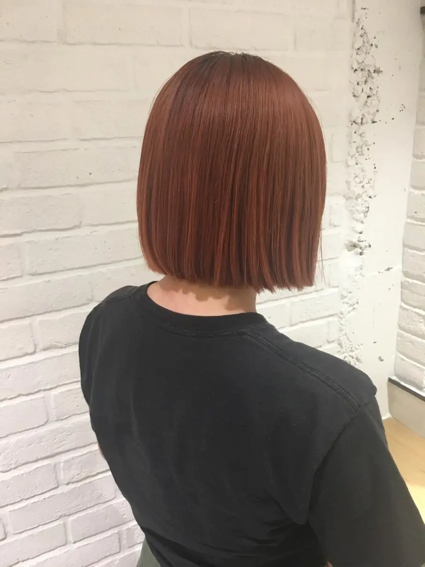 ショート ハイライト ヘアカラー フジサキ ケンのヘアスタイル