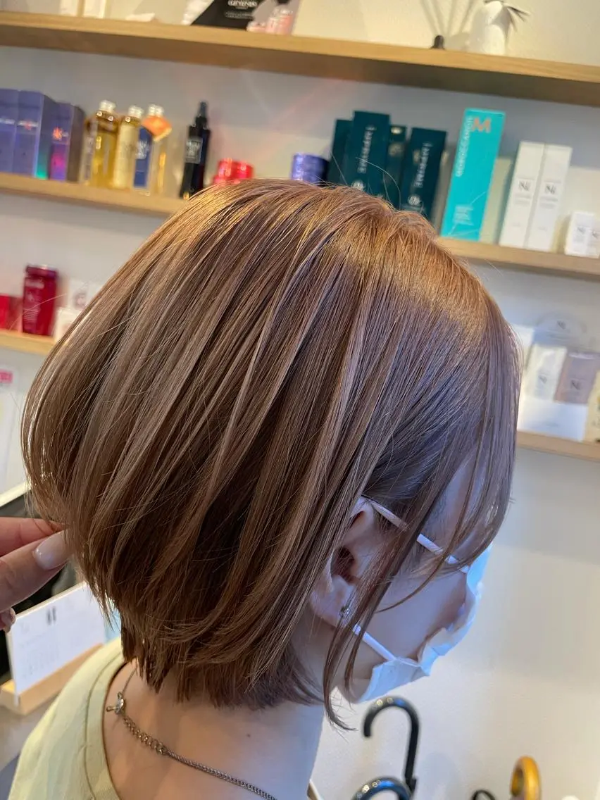 ショート ショートボブ ボブ ショートヘア 髪質改善N°rico 杉本怜美のヘアスタイル