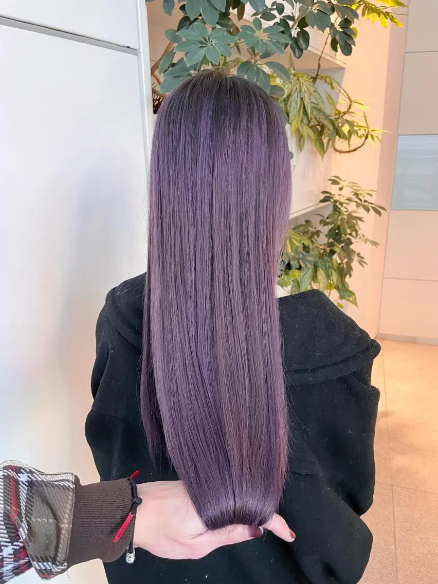 セミロング ヘアカラー トリートメント 東北No.1完全個室 💐梶谷社長のヘアスタイル