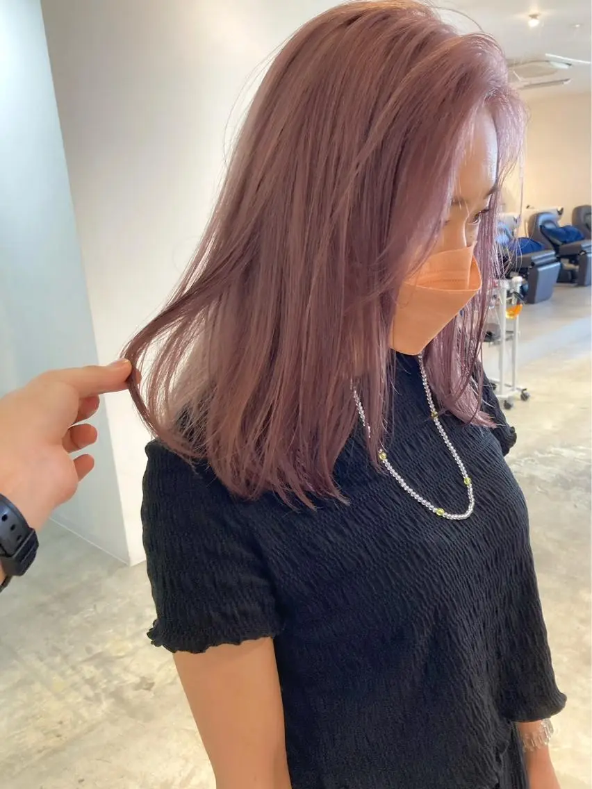 ミディアム ヘアカラー カラーリスト菅野 竜矢🌈のヘアスタイル