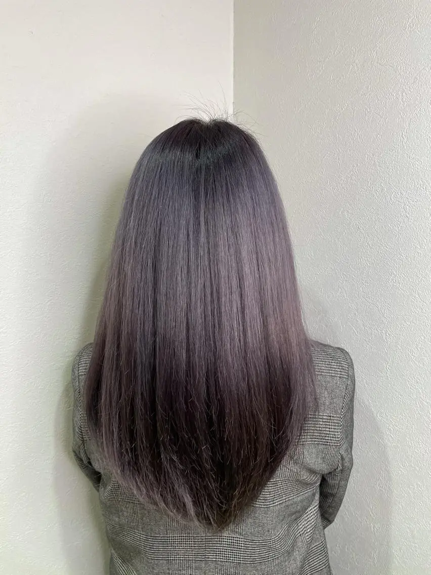 セミロング 髪質改善韓国レイヤー カット内田智大のヘアスタイル