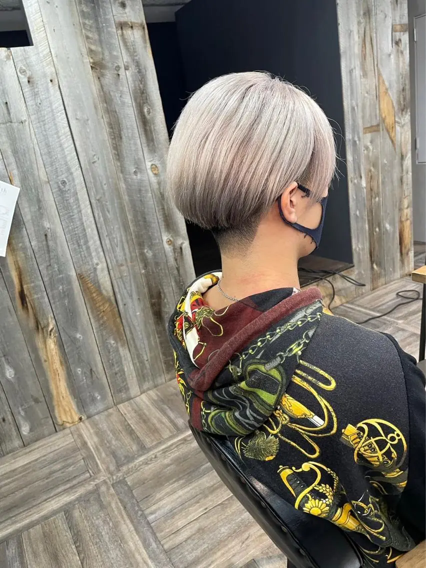 メンズ カット ヘアカラー 的場 渉のヘアスタイル