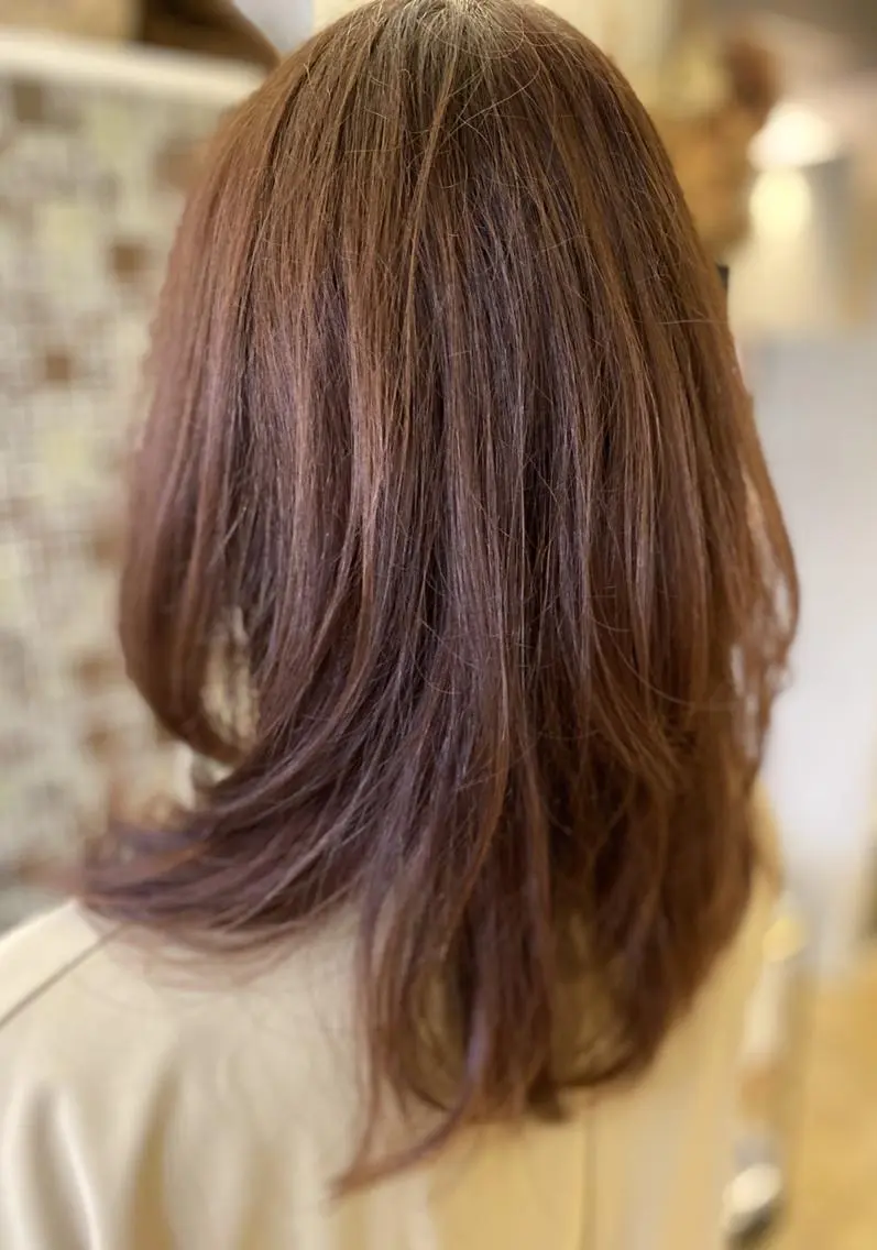 ミディアム レイヤーカット 近藤 大介のヘアスタイル