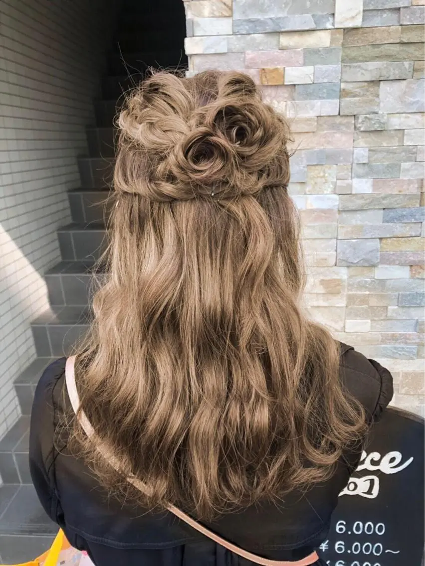 ロング 藤原 ちひろのヘアスタイル