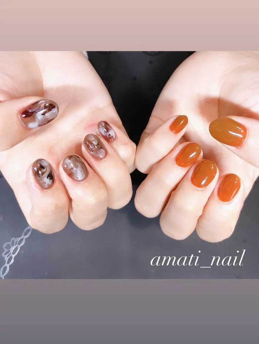 ネイル アートネイル ワンカラーネイル シンプルネイル ハンドネイル amati_nail TAKAKOのネイルデザイン