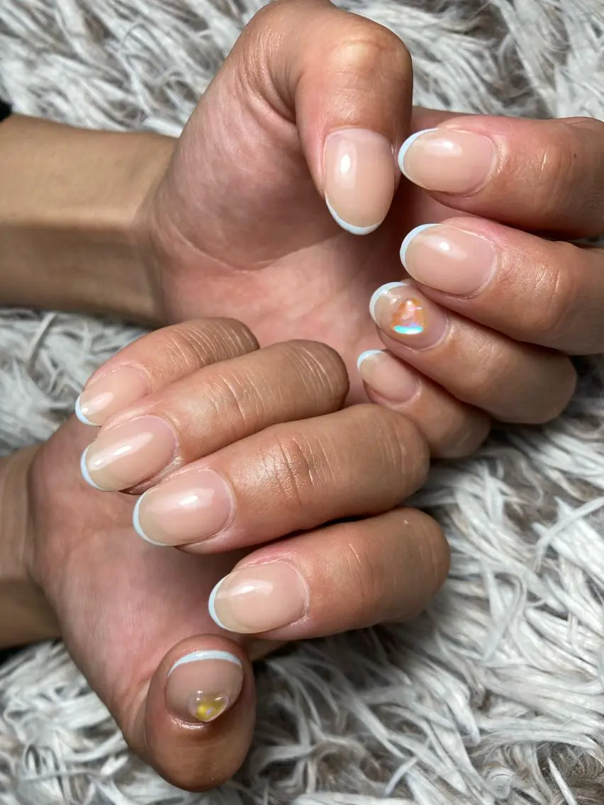 ショート ネイル ハンドネイル フットネイル ✴︎ Delightのネイルデザイン
