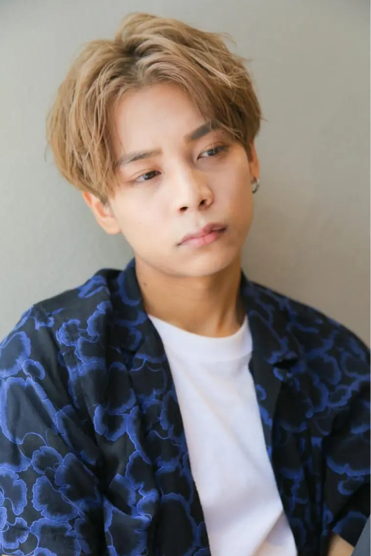 ショート カラー メンズ メンズパーマ メンズ特化ryoのヘアスタイル