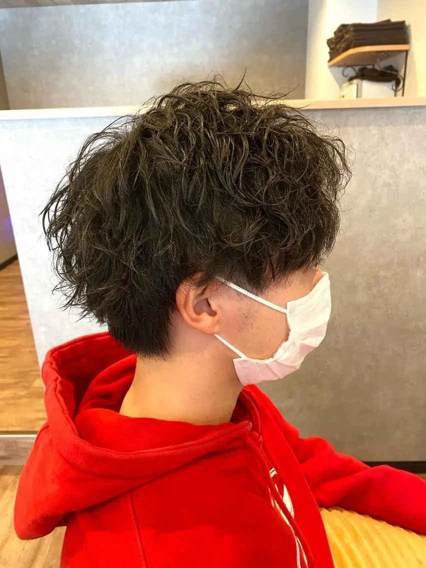 ショート パーマ ツイストパーマ 野呂 隼人のヘアスタイル