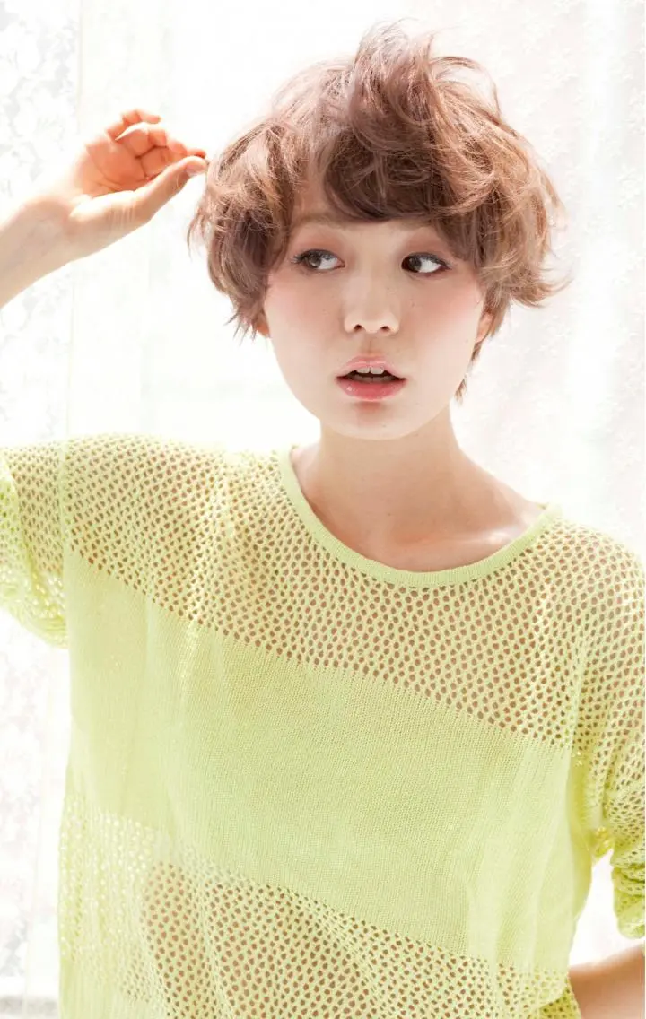 ショート カラー パーマ ショートヘア TOPstylist ✂️フセケイタ✂️のヘアスタイル