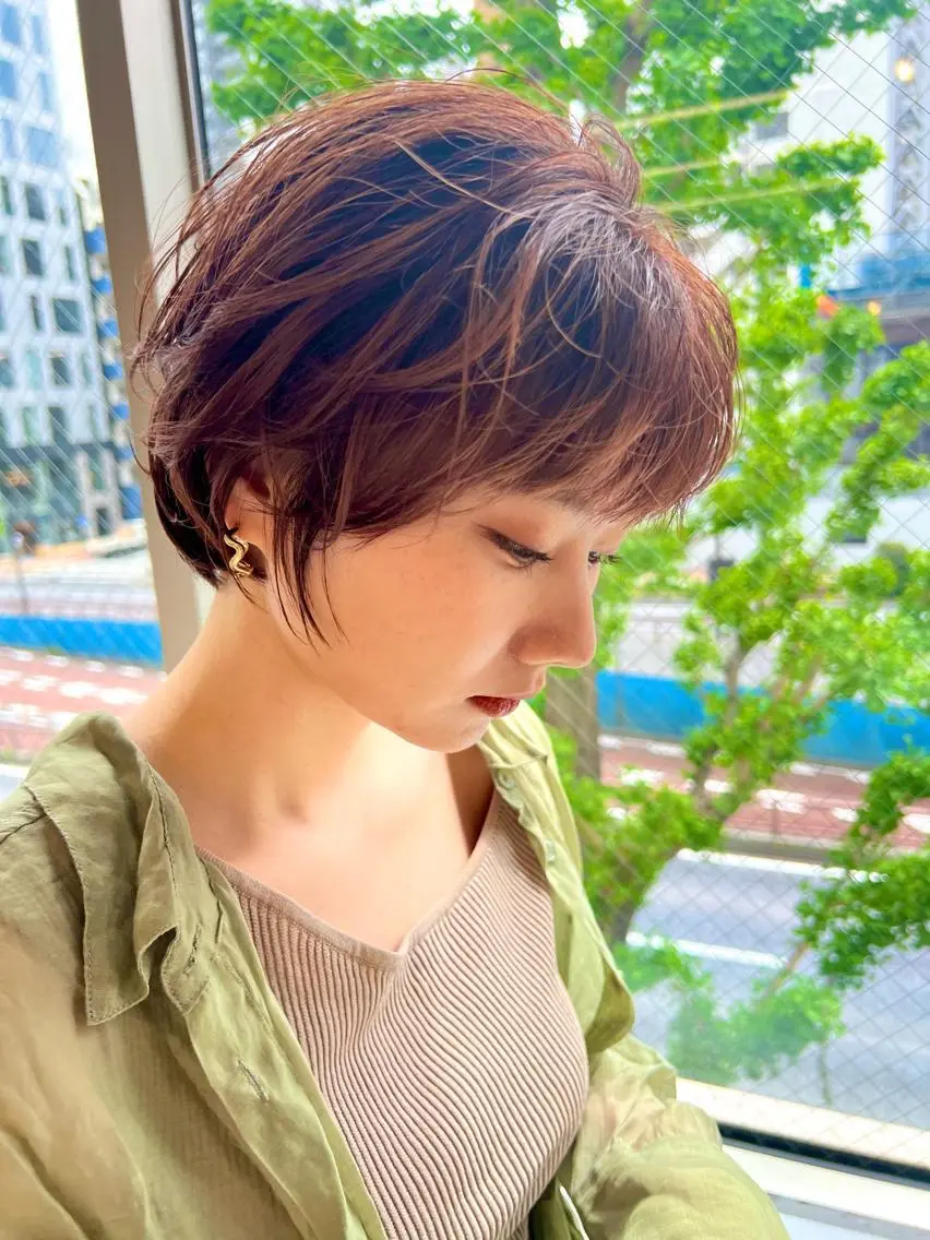 ショート ショートヘア 吉見 健伸のヘアスタイル