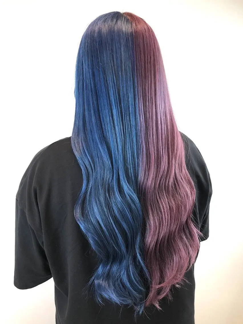 ロング カラー バレイヤージュ ブリーチ ケアブリーチ デザインカラー ダブルカラー 初めてでも安心🌟 newi町田✂のヘアスタイル