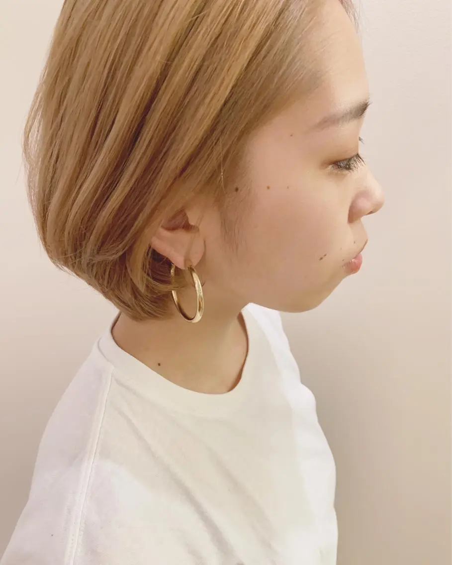 ショート カラー ヘアアレンジ rico_by ヘアとアイブロウの眉毛・アイブロウイメージ