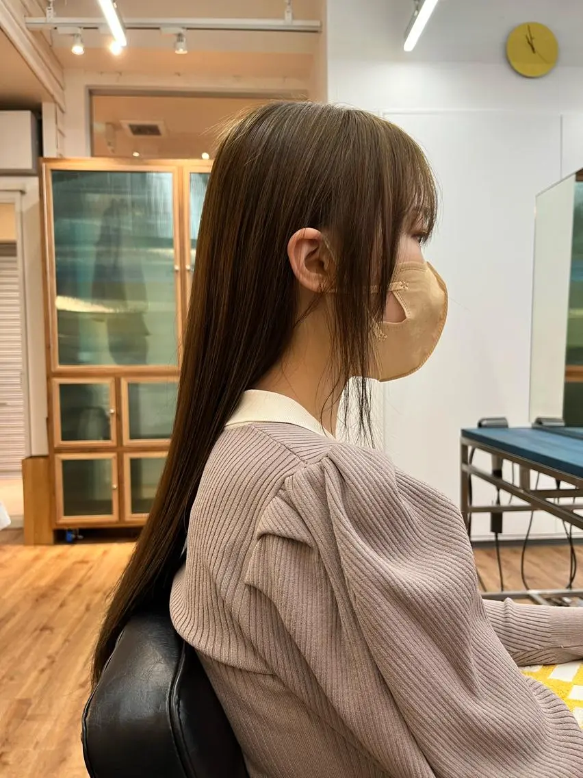 ロング カラー ブラウンカラー 吉祥寺✂️ shutoのヘアスタイル