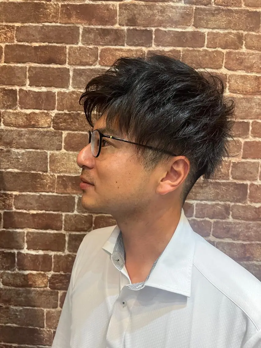 ショート カラー パーマ ヘアアレンジ メンズ キッズ ネイル マツエク・マツパ アイブロウ メンズハイライト メンズパーマ ブラウンカラー ケアカラー 透明感カラー 久木原 ゆりのヘアスタイル