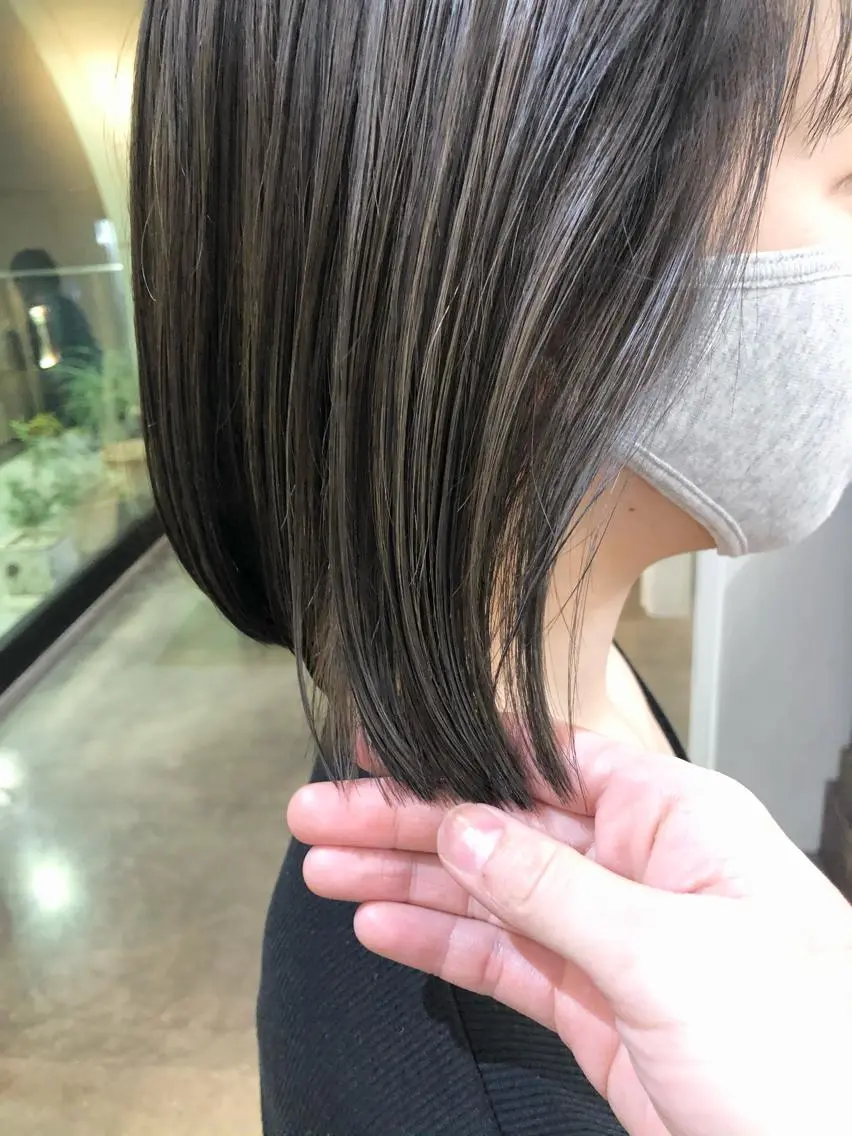 ショート ボブ カット 千葉 郁也のヘアスタイル