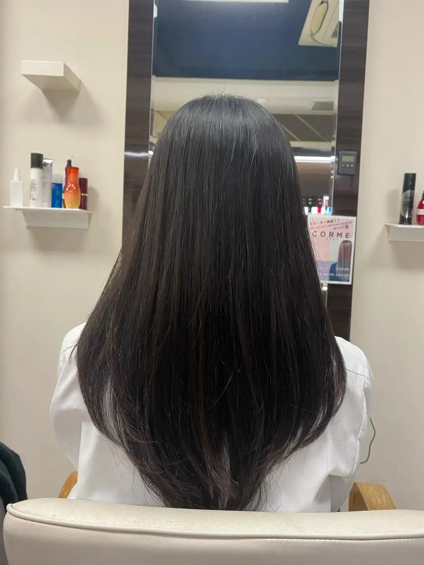 ロング レイヤーカット シャギー 目黒 碧人のヘアスタイル