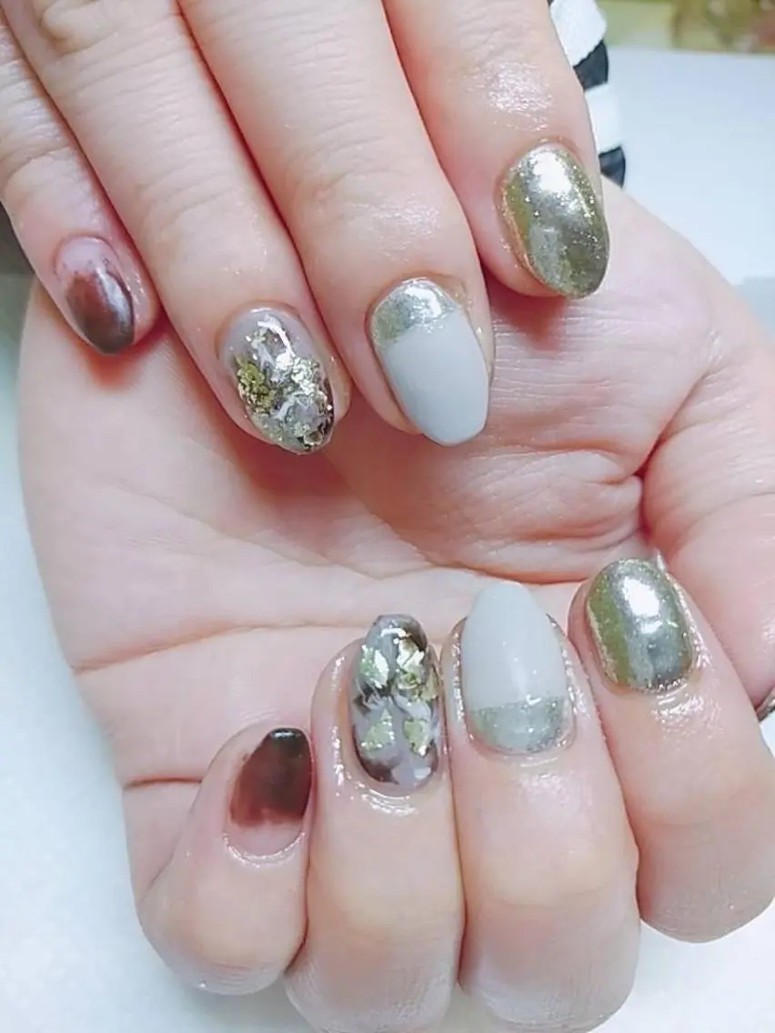 ネイル 持ち込み プライベートサロン Rosy Lilyのネイルデザイン