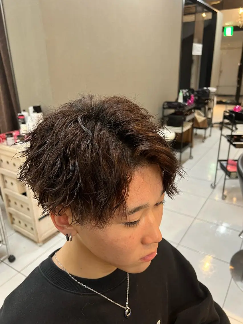 パーマ メンズ メンズパーマ パーマ特化美容師 茂木広幸のヘアスタイル