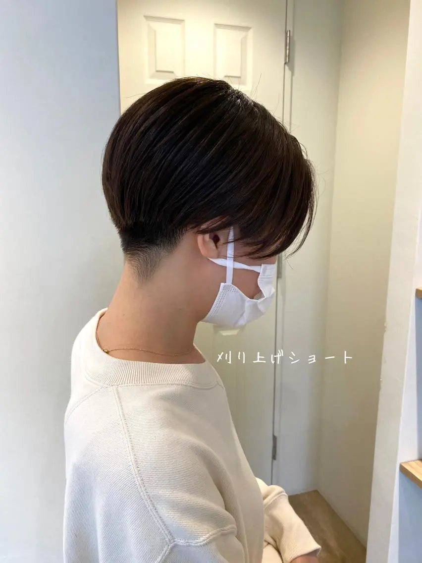 ショート カット トリートメント CASANE 大橋康智のヘアスタイル