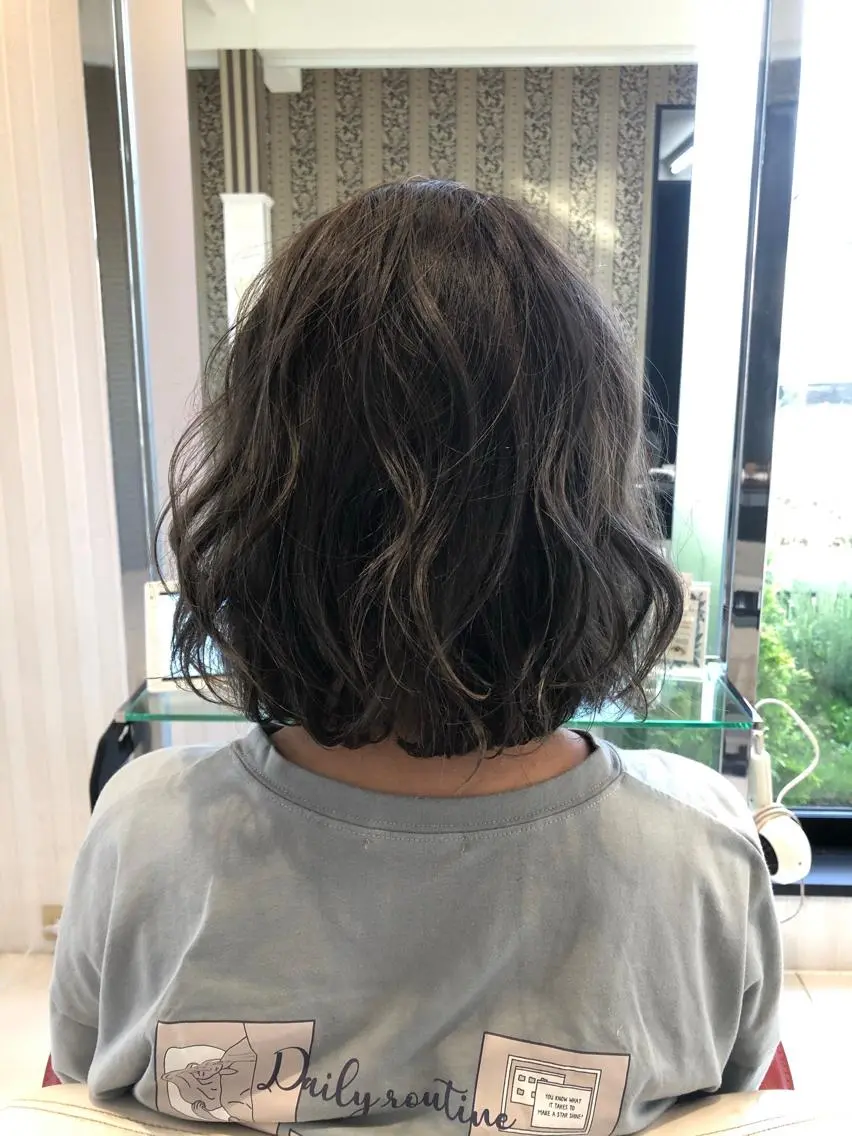 ミディアム カラー カット ヘアカラー トリートメント 杉田 一浩のヘアスタイル