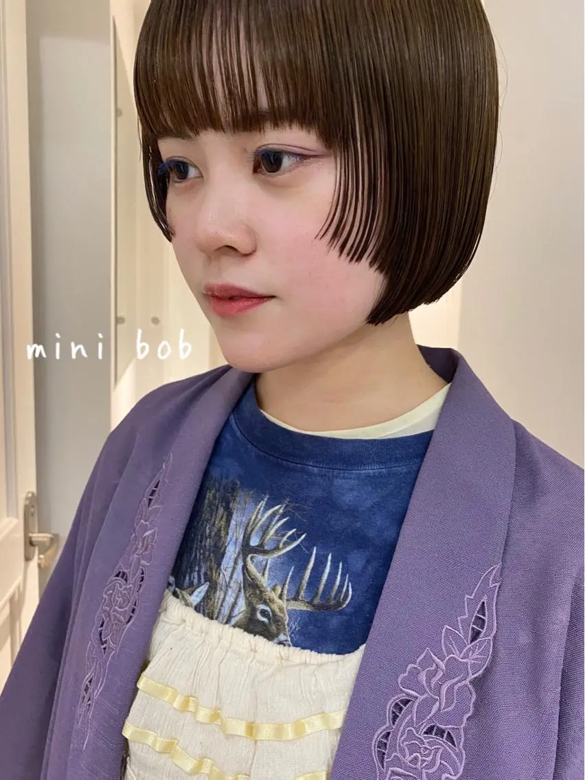 ショート ボブ カット トリートメント 似合わせレディース/ メンズ/あゆかのヘアスタイル