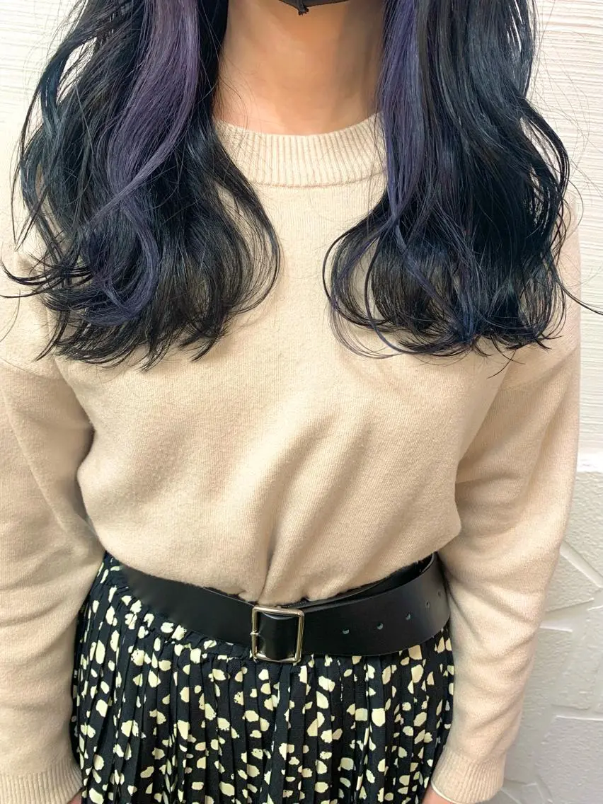 セミロング カラー ヘアカラー トリートメント 矢野 晃平のヘアスタイル