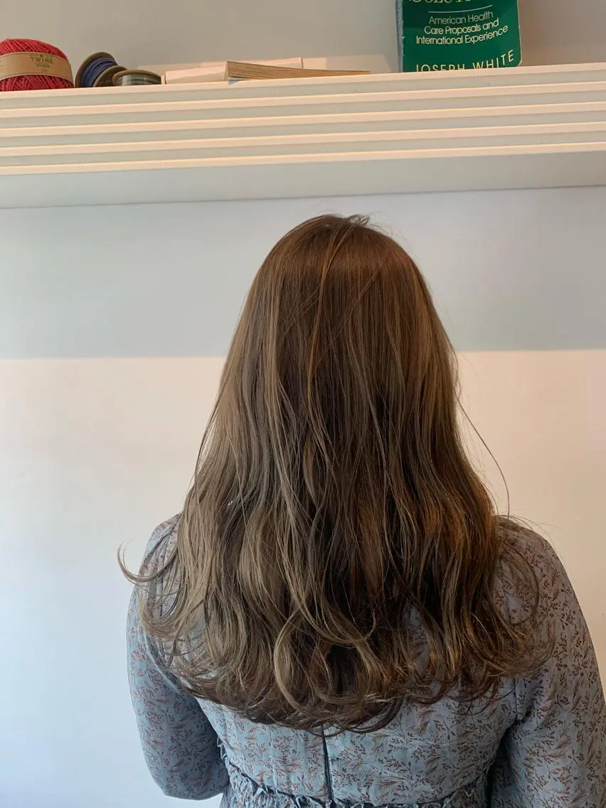 ロング ヘアカラー トリートメント ヘッドスパ ヘアセット 大宮/山口 竣也のヘアスタイル