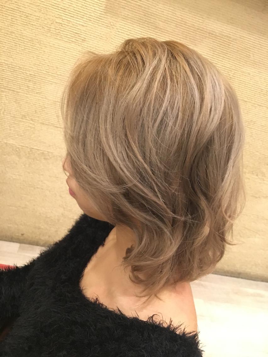 ミディアム 植田 敬太のヘアスタイル