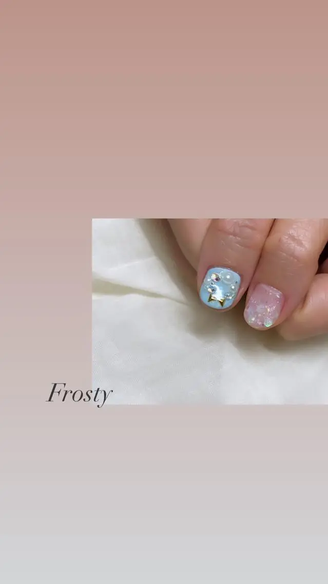 ネイル アートネイル 冬ネイル クリスマス Mys. 松本結衣のネイルデザイン
