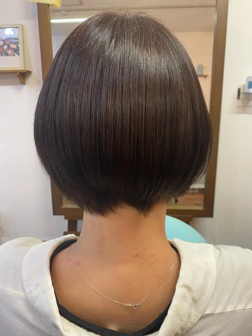 ショート カラー ブラウンカラー ナチュラルブラウン 神谷 知紀のヘアスタイル